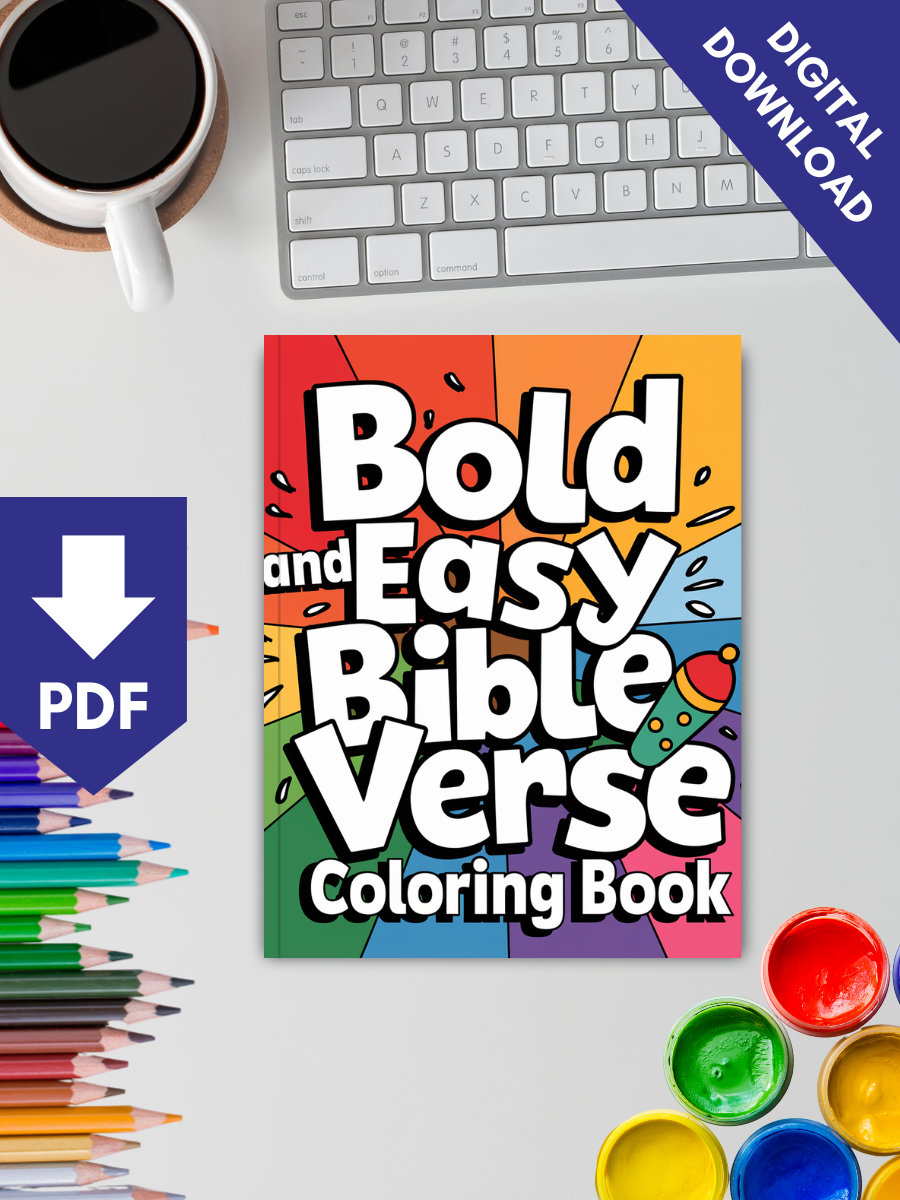 Bold and Easy Bible Verse Coloring Pages | 80 Inspiring Pages to Color