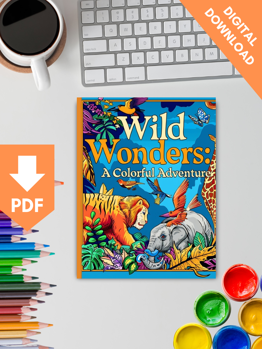 Wild Wonders Coloring Book: Fun Animal Adventure for Kids
