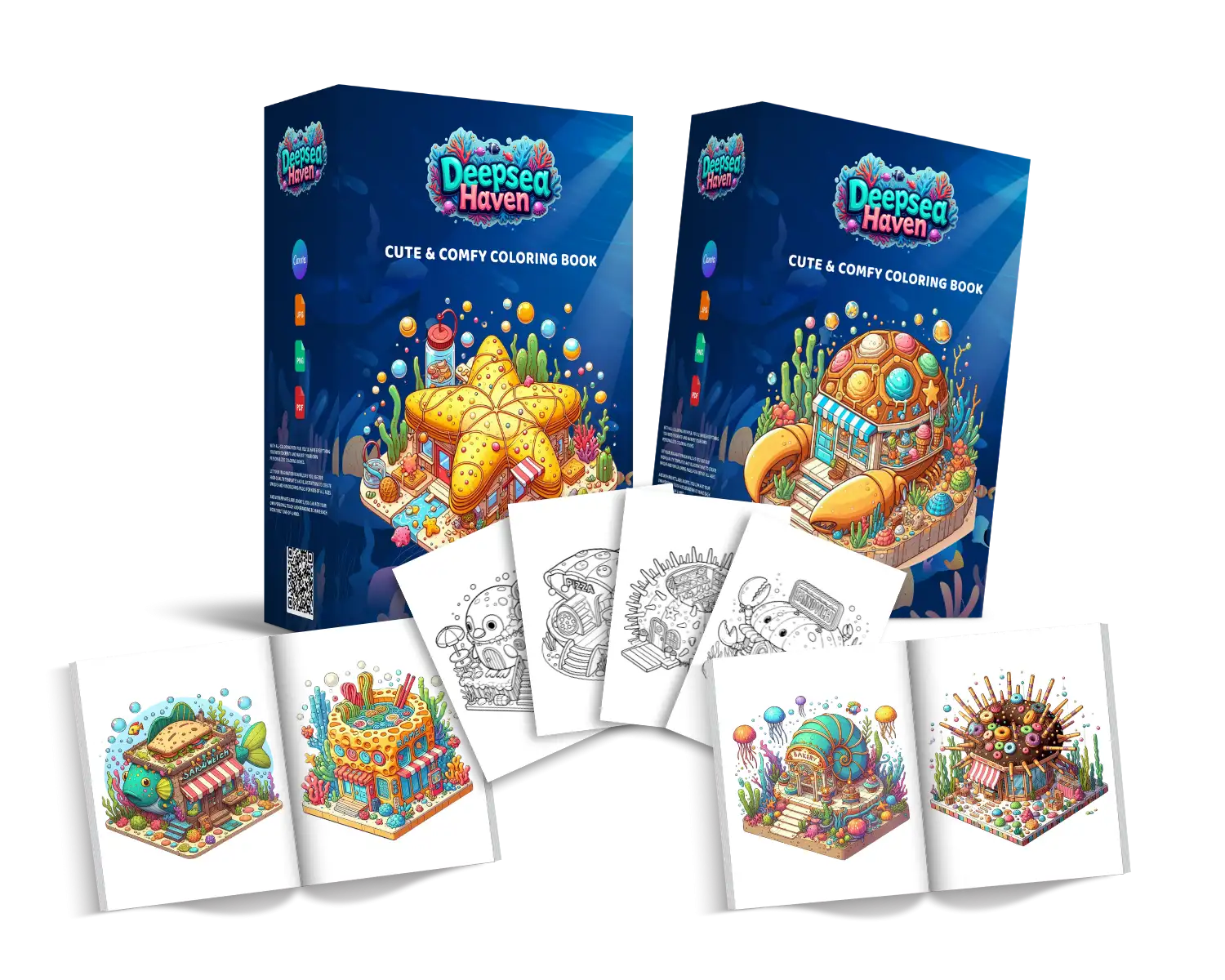 Deep Sea Coloring Pages – 800+ Unique Designs (DFY)