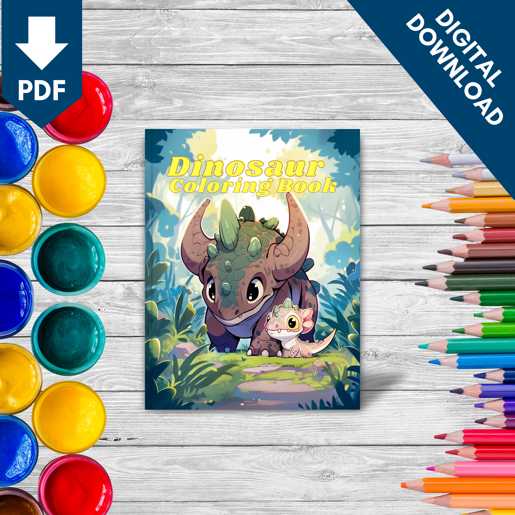 Dinosaur Coloring Pages for Kids - Image 3