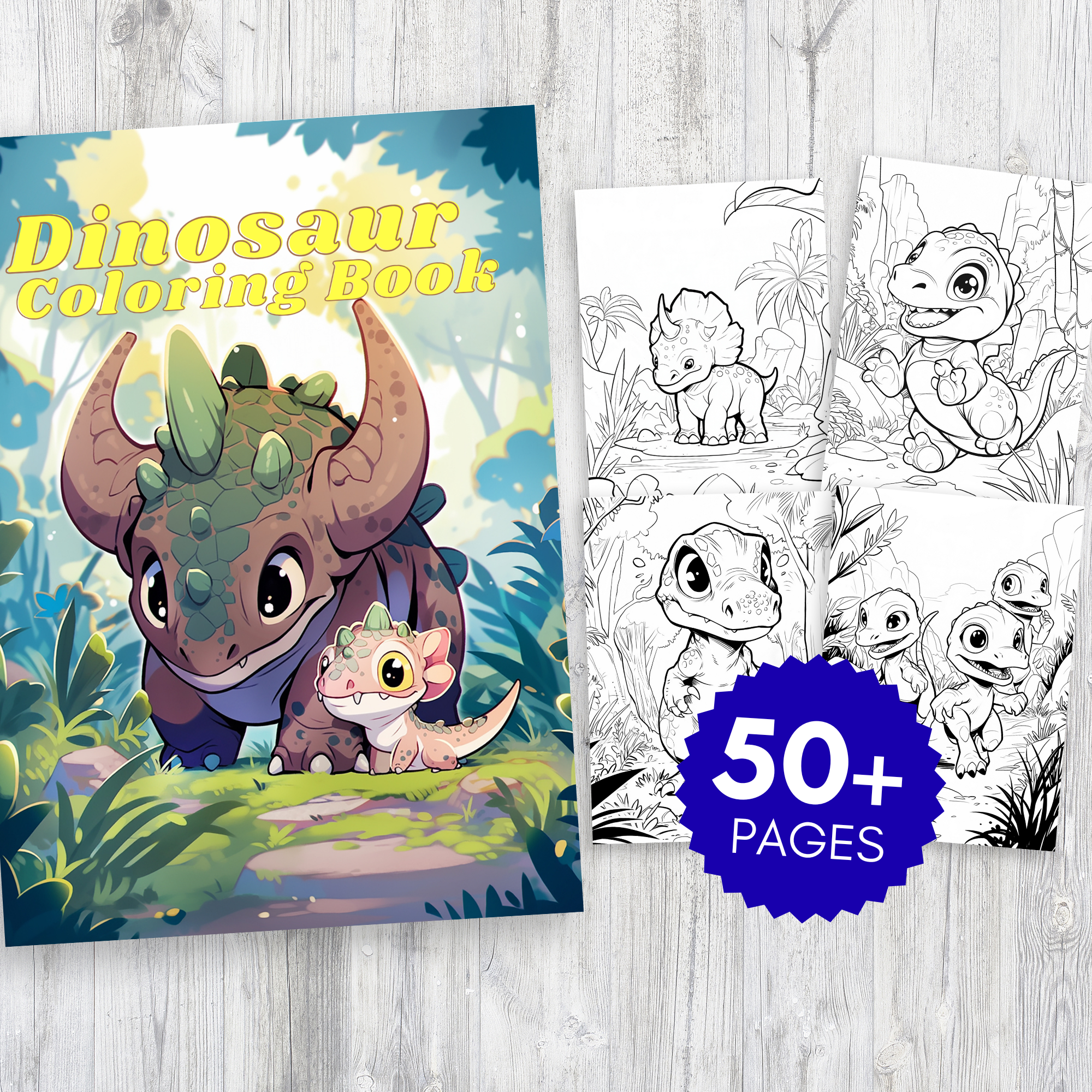 Dinosaur Coloring Pages for Kids