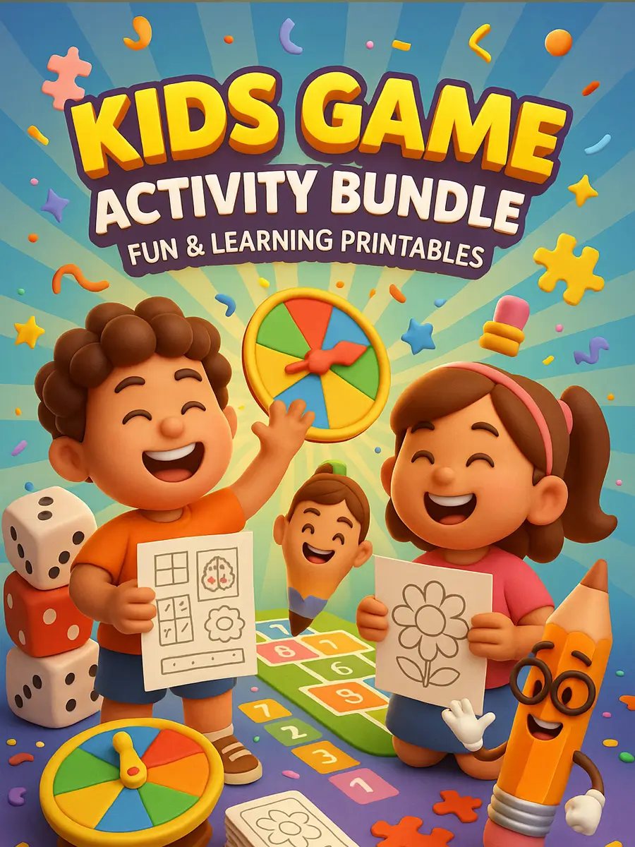 Kids Game Activity Bundle – 238 Pages of Fun & Learning 1 Kids Game Activity Bundle – 238 Pages of Fun Learning