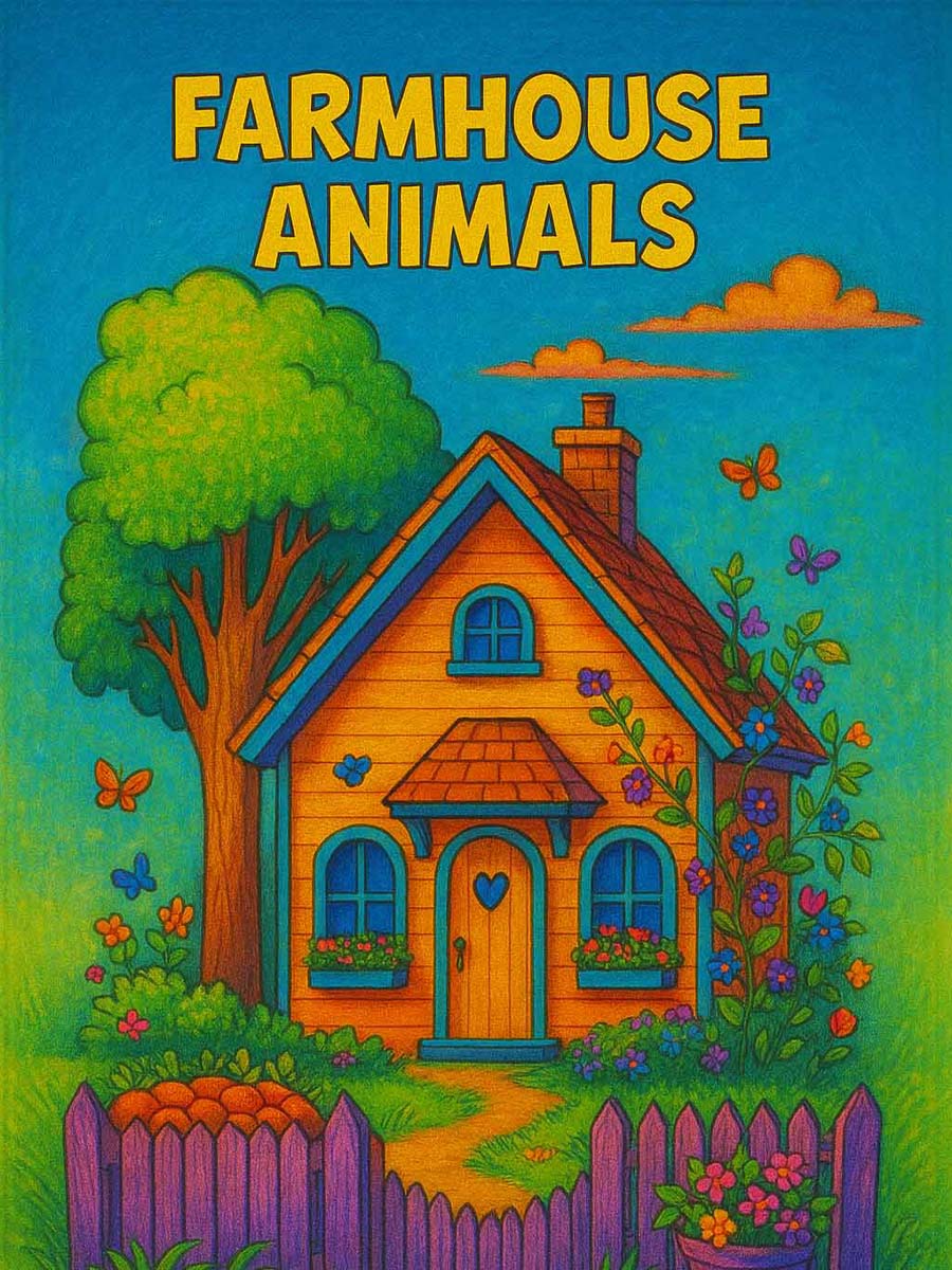 My First Farmhouse Animals (12 Pages) 1 My First Farmhouse Animals 12 pages