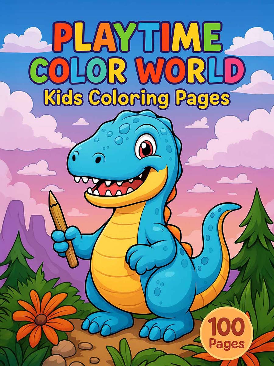 Playtime Color World - 100 Kids Coloring Pages 1 Playtime Color World Kids Coloring Pages
