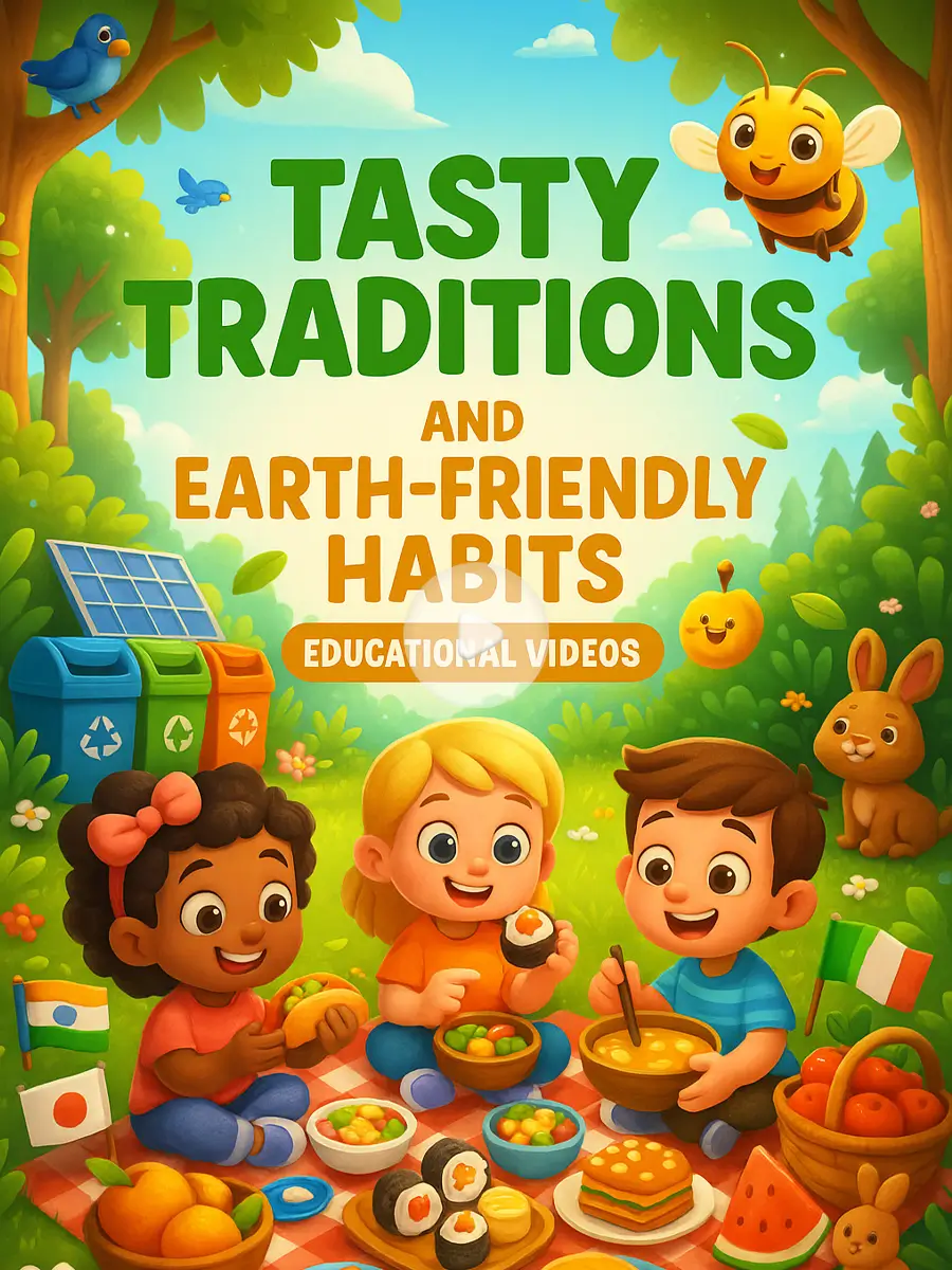 Tasty Traditions and Earth-Friendly Habits - Educational Videos 1 Tasty Traditions and Earth Friendly Habits Educational Videos