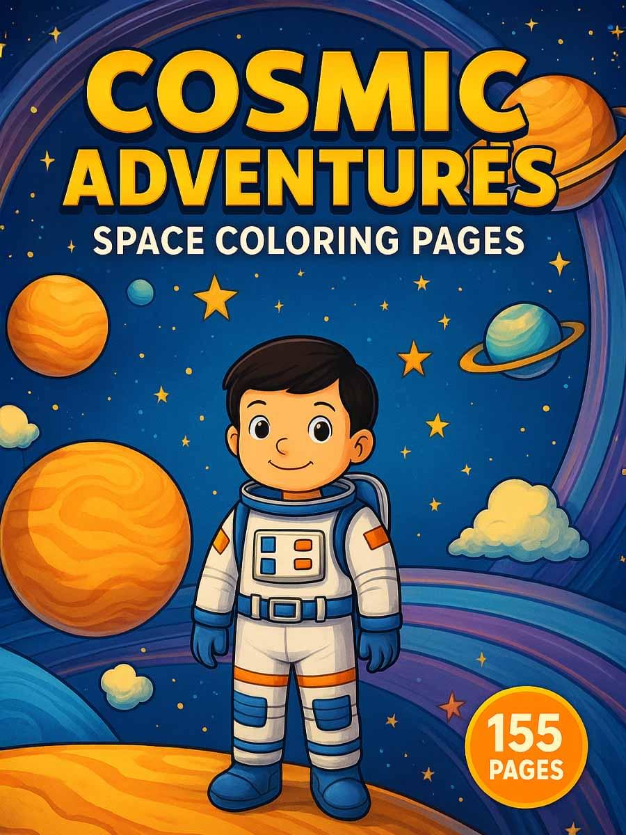 Space Coloring Pages – 155 Cosmic Adventure Designs